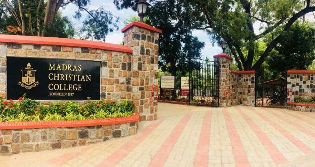 MADRAS CHRISTIAN COLLEGE - (MCC), CHENNAI